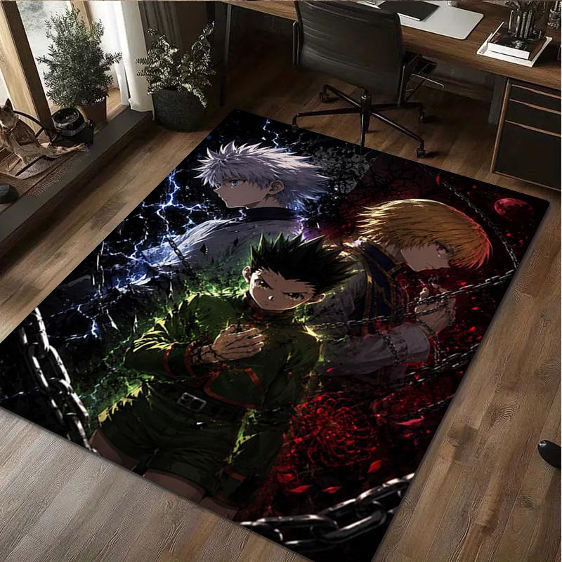 Hunter X Hunter: Bonds Unite Home Carpet Office Decorative Carpet For Living Room Bedroom Door Mat Floor Rug Computer Chair Area Rug