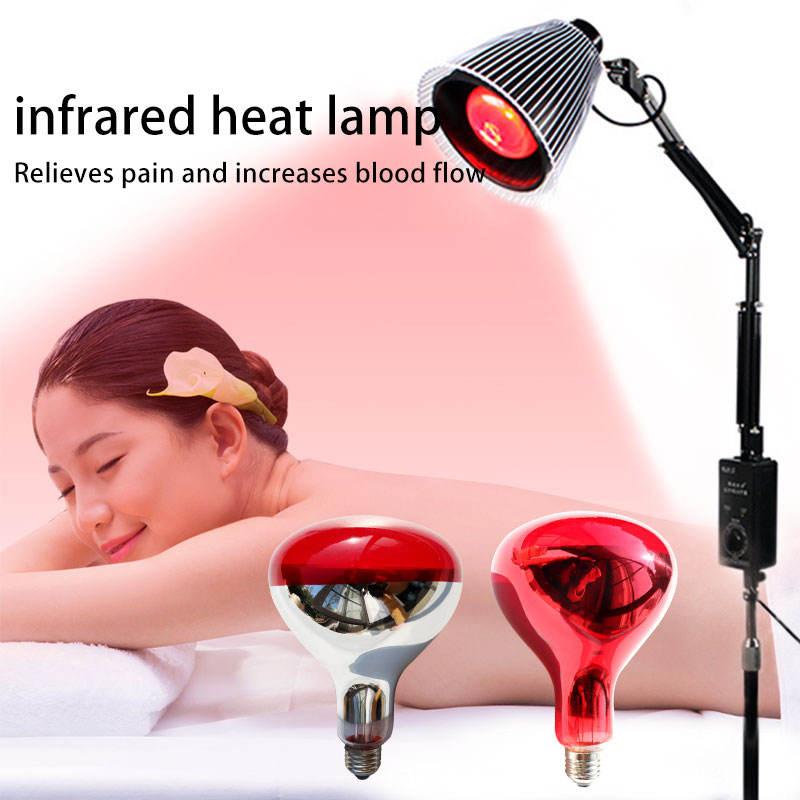 220V 275W Infrared Light Bulb Use For Infrared Heating Therapy Lamp Full Body Back Knee Joint Pain Relief Physiotherapy Lamp