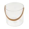 PU Leather Drink Tub Container for Picnic Pub Household Small