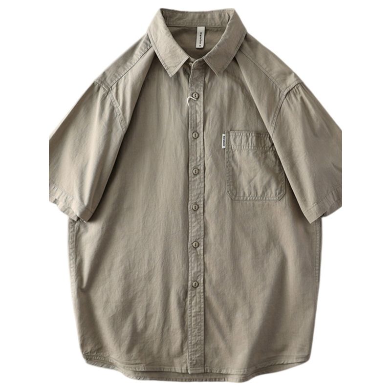 Trendy Retro Short Sleeve Pure Cotton Export Export Parka