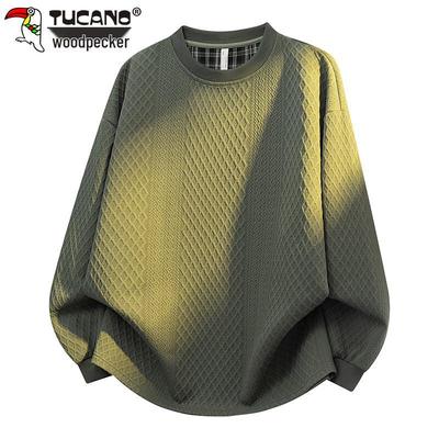 Men's Jacquard Crew Neck Sweatshirt