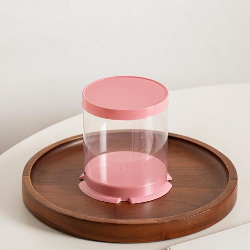 10PCS/Pack Water Resistance Fruit Decoration Cake Cup Simple Dessert Box Dessert Occasions 10x10x11cm/Single