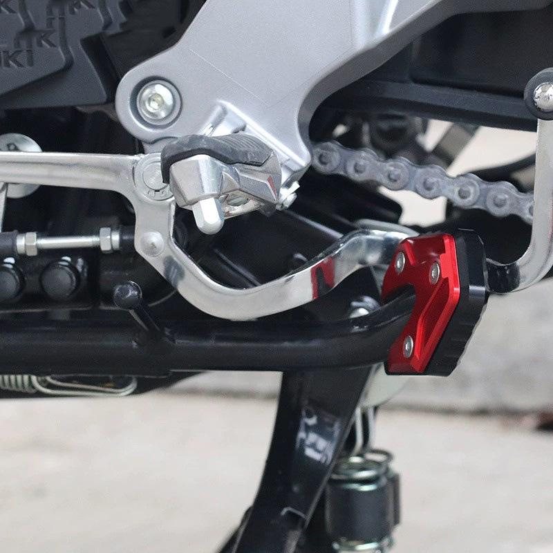 DR300 Side Stand Pad Riser: Enlarged Anti-Slip Foot Base for Stability and Protection