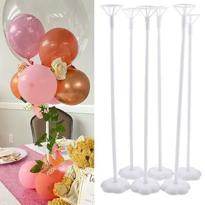 6 teile/satz Ballon Halter Stehen Ballon Stick Ständer Hochzeit Geburtstag Party Dekoration Tisch Baby Dusche Liefert Ballon Zubehör