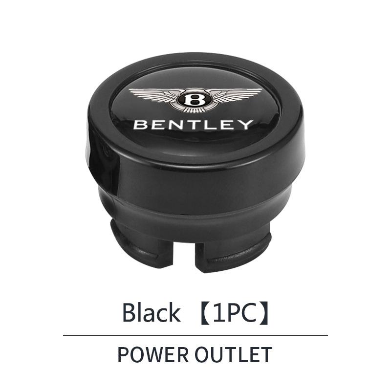 Button Socket Protective Case Car Cigarette Lighter Plug Dust Cover for New Bentley Flying Spur Continental GT Bentayga Mulsanne