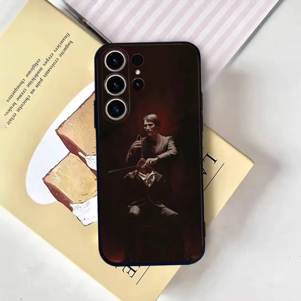 Graham Hannibal Mads Mikkelsen Phone Case For SamsungS25,24,21,22,23,30,Ultra,20,Plus,Fe,Lite,Note,10,9,Soft Black Cover