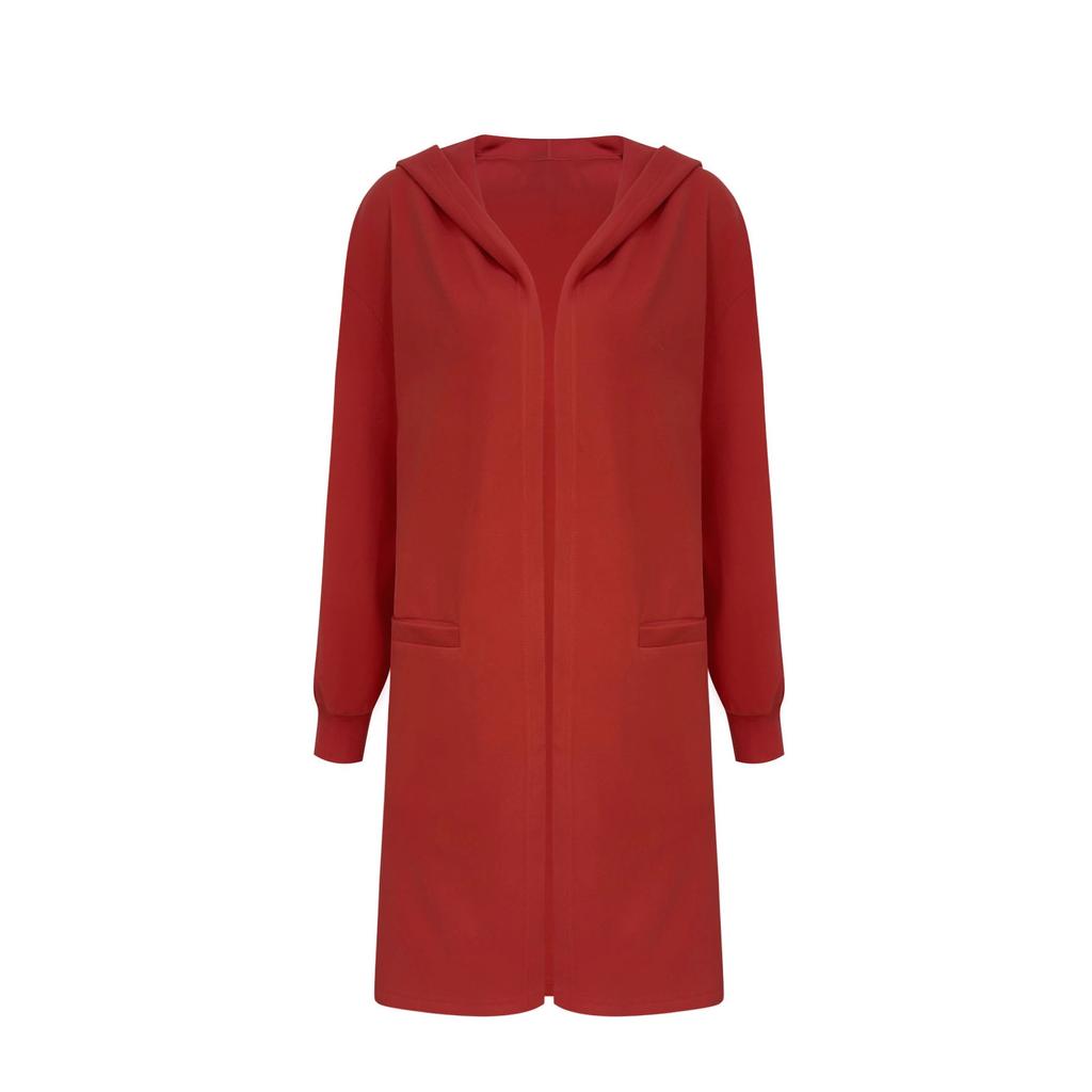Independent station Amazon Europe and the United States cross-border autumn and winter solid color hooded