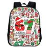 Printed Kindergarten 67 Six Seven Schoolbag, Cartoon Animation 12-inch Backpack Casual and Light