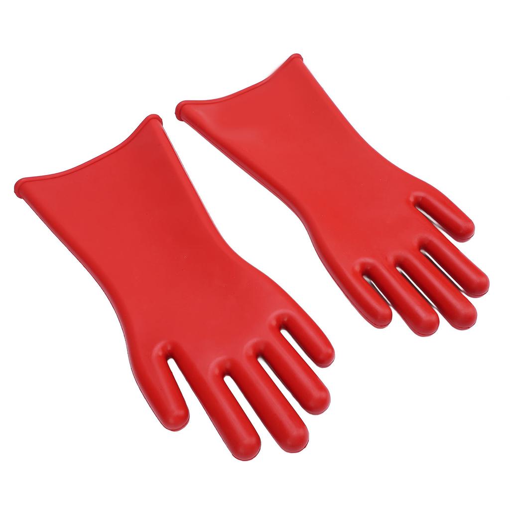 1 Paar Elektrisch Isolierte Handschuhe Gummi Wasserdicht Elektrisch Isolierende Handschuhe 12000V