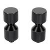1 Pair Two Hole Flange Alignment Pins Aluminum Alloy Double Hole Flange Pins for Automotive System Mechanical Assembly
