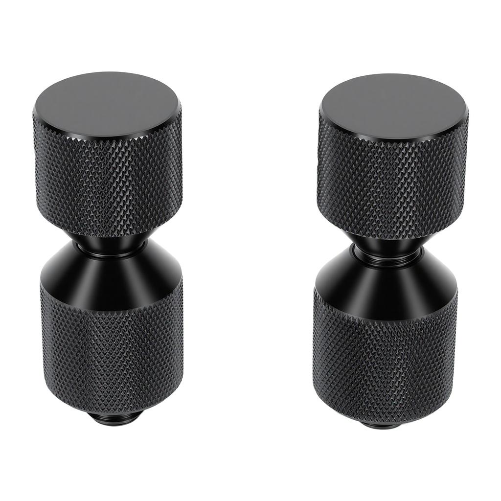 1 Pair Two Hole Flange Alignment Pins Aluminum Alloy Double Hole Flange Pins for Automotive System Mechanical Assembly