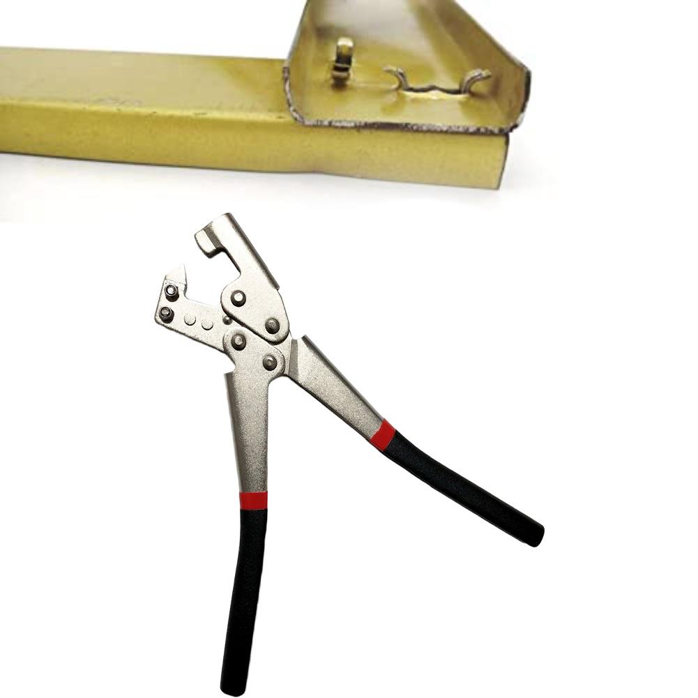 Metal Stud Crimping Pliers with Single Hole Punch for Light Steel Keel Fixing Suitable for Ceiling and Plant Construction Tasks
