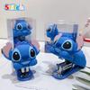 Disney Stitch Silicone Binder Clip  Cute Doll Tabletop Decoration  Multi Functional Nail Pusher Portable Office Binding Supplies
