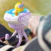 Stroller Fan Built-in Large Battery USB Fast Charging 5 Wind Speeds Cartoon Animal Swim Ring Design Portable Cooling Fan