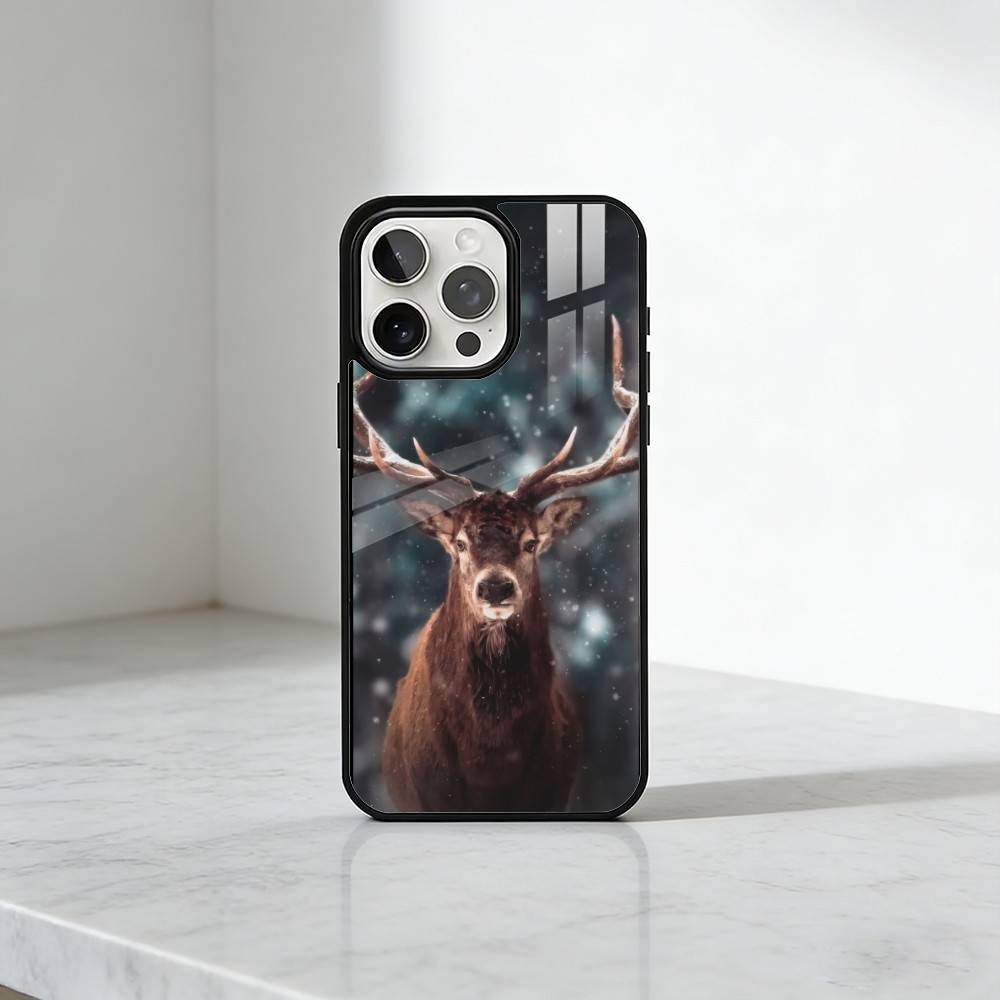 Lucky DEER Bless You Printing Phone Case For iPhone17,16,15,14,13 Plus,Pro Max Magnetic For Magsafe Wireless Charging