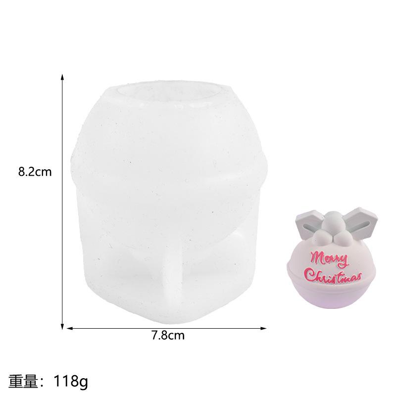 3D DIY Christmas  Silicone Candle Soap Epoxy Resin Wax Mold Silicone Cake Chocolate Making Christmas Gift Home Party Decoration