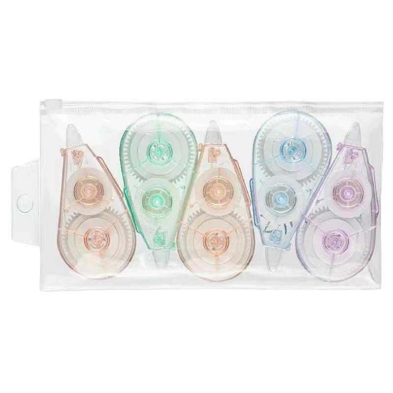 5 ks 30M Korekční páska Velkokapacitní korekční páska Pro studenty Použití Modifikovaná Překlep Kreativní psací potřeby Školní učení