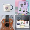 60pcs Suitcase Stickers Waterproof Stickers Scooter Computer Tablet Cartoon Decoration