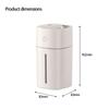 Quiet Battery Powered Humidifier For Baby Nursery Bedroom Car With Builtin Mood Light And Auto Shutoff