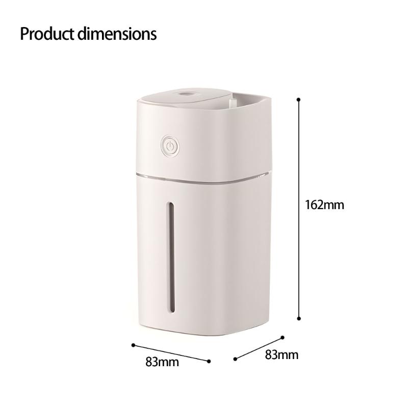 Quiet Battery Powered Humidifier For Baby Nursery Bedroom Car With Builtin Mood Light And Auto Shutoff