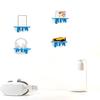 2Pcs Wall Mount Storage Shelf Strong Load-bearing Simple Installation Wall Floating Shelf Organizer Display Rack