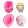 3D Cute Sheep Silicone Candle Molds Forms Diy Handmade Animal Candle Making Soap Clay Plaster Resin Moulds Cake Decorating Tools