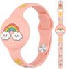 Waterproof Protective Band for Apple AirTag 2/1, Pink