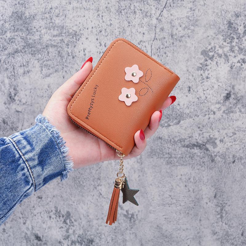 2021 Women's Zipper Flower Coin Purse: Korean Style, Mini, Versatile
