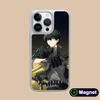 Wuthering Waves Rover Silver Plating Magsafe Mobile Phone Case for iPhone 17 16 15 14 13 12 11 Air Pro Max Plus Colorful Cover