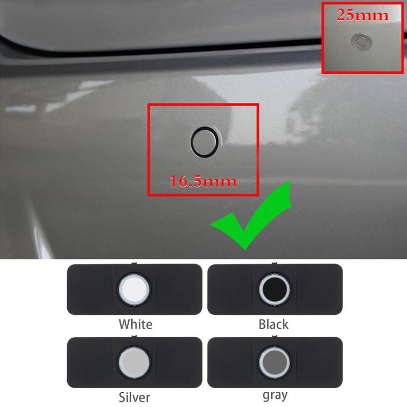 2.5m Long 16mm Original Flat Sensors Car Parking Sensor for Monitor Reverse System with Black Silver White Gray Color