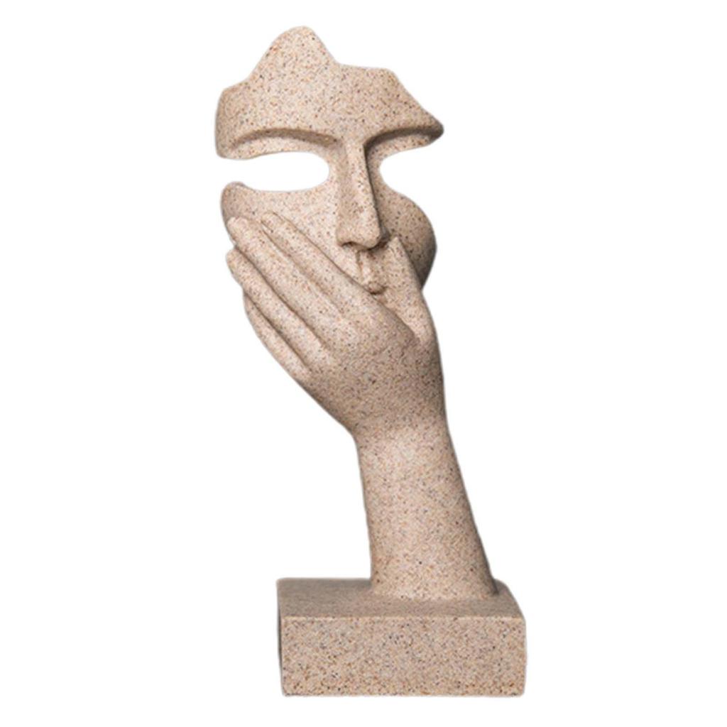 Abstrakcyjna Figurka Artystyczna Prezenty Postacie Dekoracja Dzieła Sztuki Ornament Nowoczesna Statua z Żywicy do Domu Biura Regału na Książki Pulpitu Sypialni