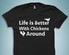 Chicken Shirts. Chicken Lady Gift. Farm Animal Shirt. Farm Gifts. Farmer Shirt. Farmer Gift. Backyard Shirts. Chicken Gifts. Chicken #OH2225