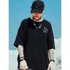 Summer New Casual Loose T-shirt Short Sleeved Men's Fashion Loose Printing Large 8XL Hip Hop Couple Wear Half Sleeve Cotton Top