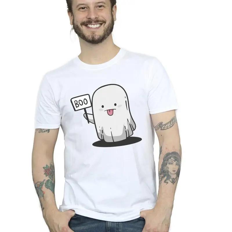 Halloween Men s Ghost Boo T-Shirt S