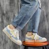 Students Skateboard Sneakers Men Blue Platform Mens Skateboarding Shoes Non Slip Streetwear Casual Sports Shoes Men