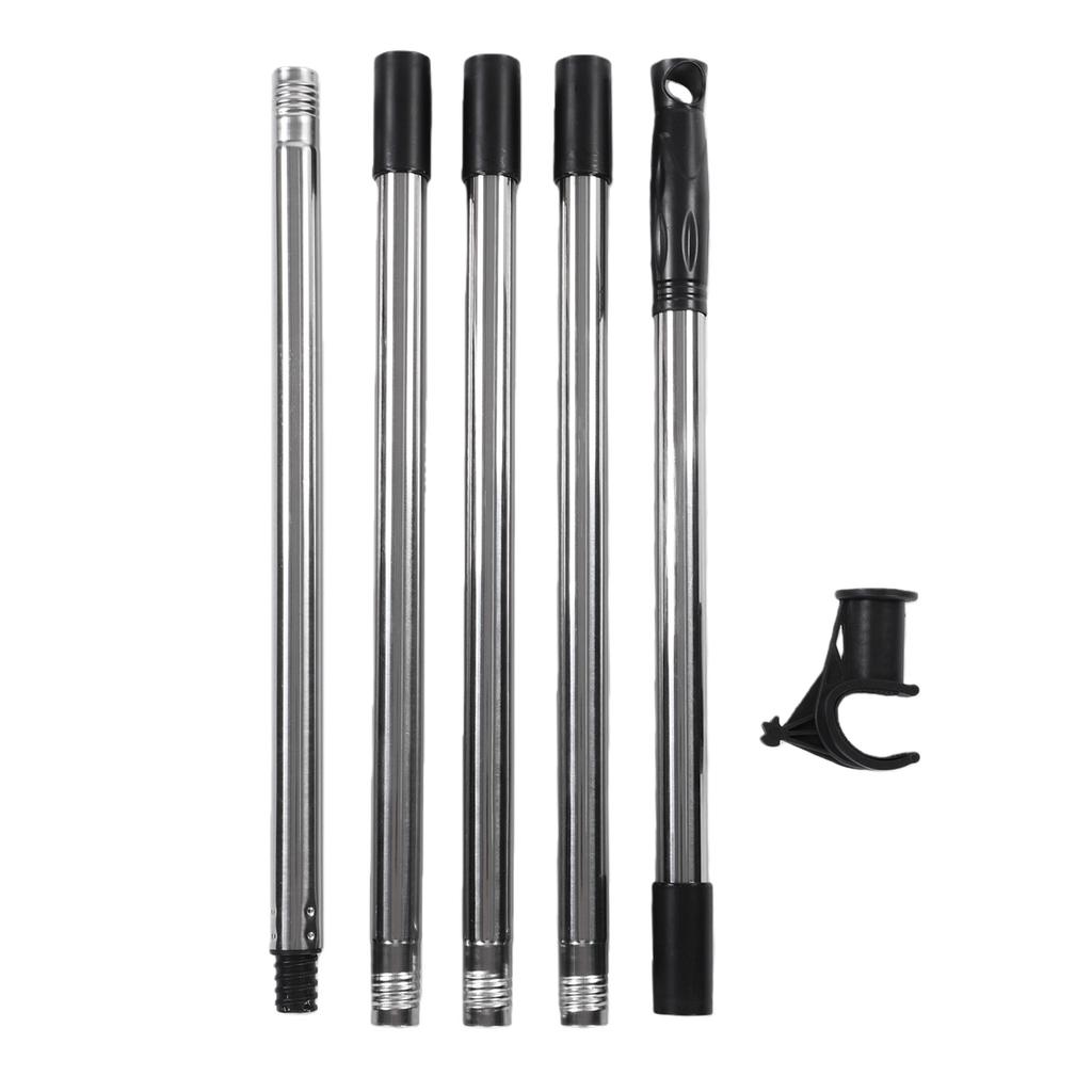 Cârlig telescopic pentru fereastră din oțel inoxidabil modular, 78,7 inci, tijă deschizătoare pentru ferestre de acoperiș, pentru luminatoare, jaluzele și pod