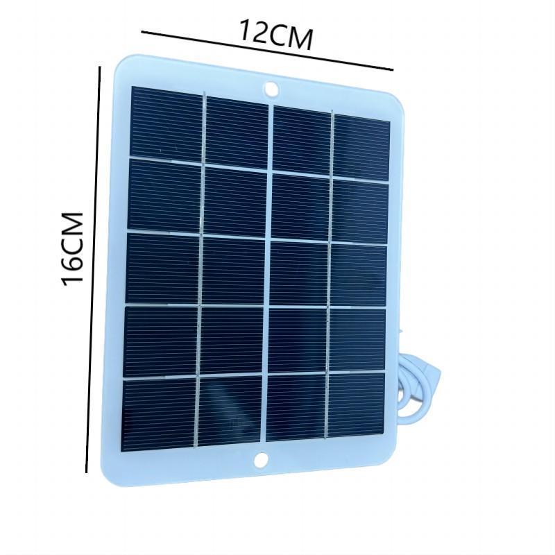 Portable 3W 5V Flexible Solar Panel - Lightweight Outdoor Charger for Multiple Devices