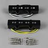 Captadores FLEOR Alnico 5 Jazz Bass, Conjunto de Captadores Braço e Ponte, 4 Cordas, Peças para Captador de Guitarra Fender Jazz Bass