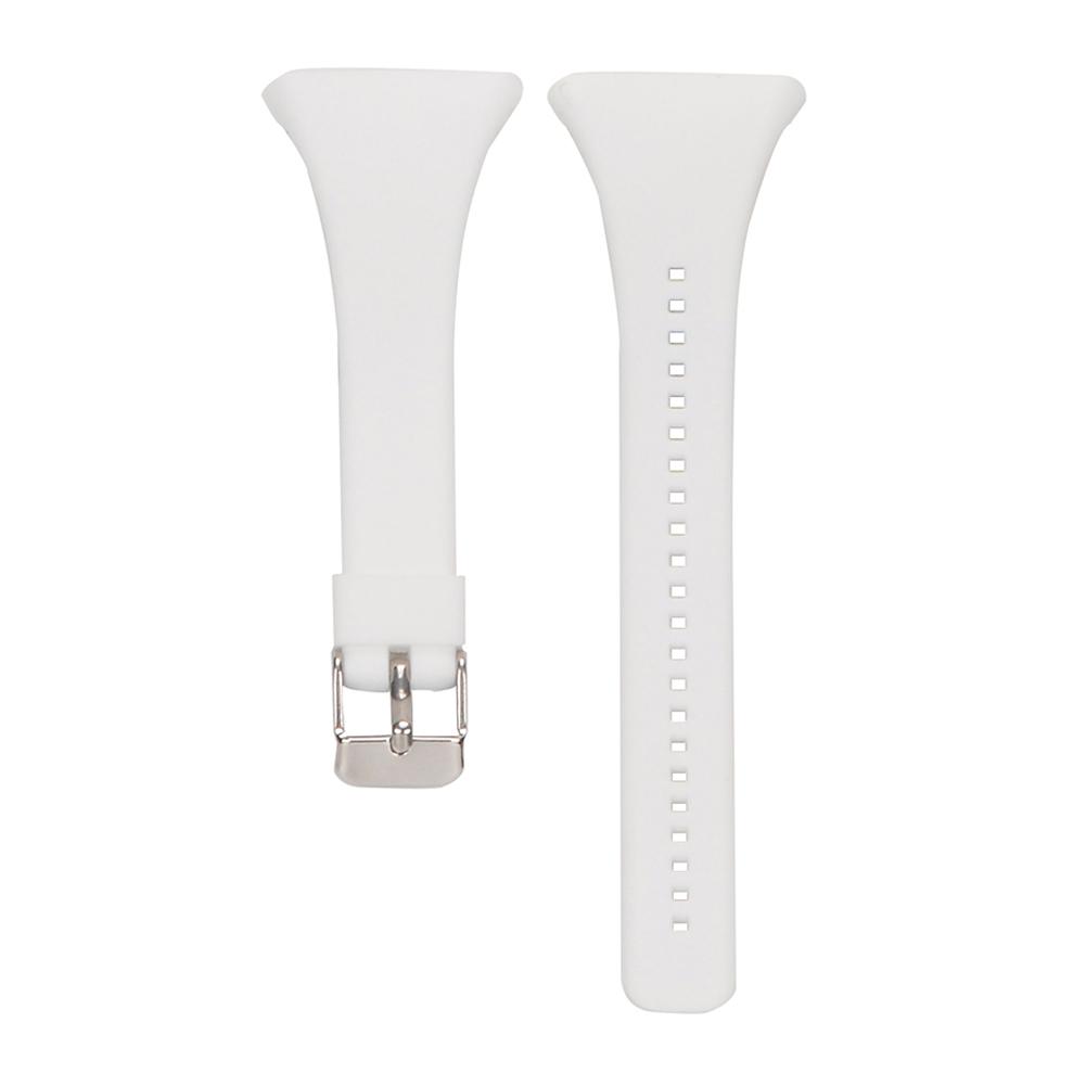 

Silicone Wristband Adjustable Practical Watch Band Replacement Waterproof Comfortable for POLAR FT4 FT7 FT Series белый