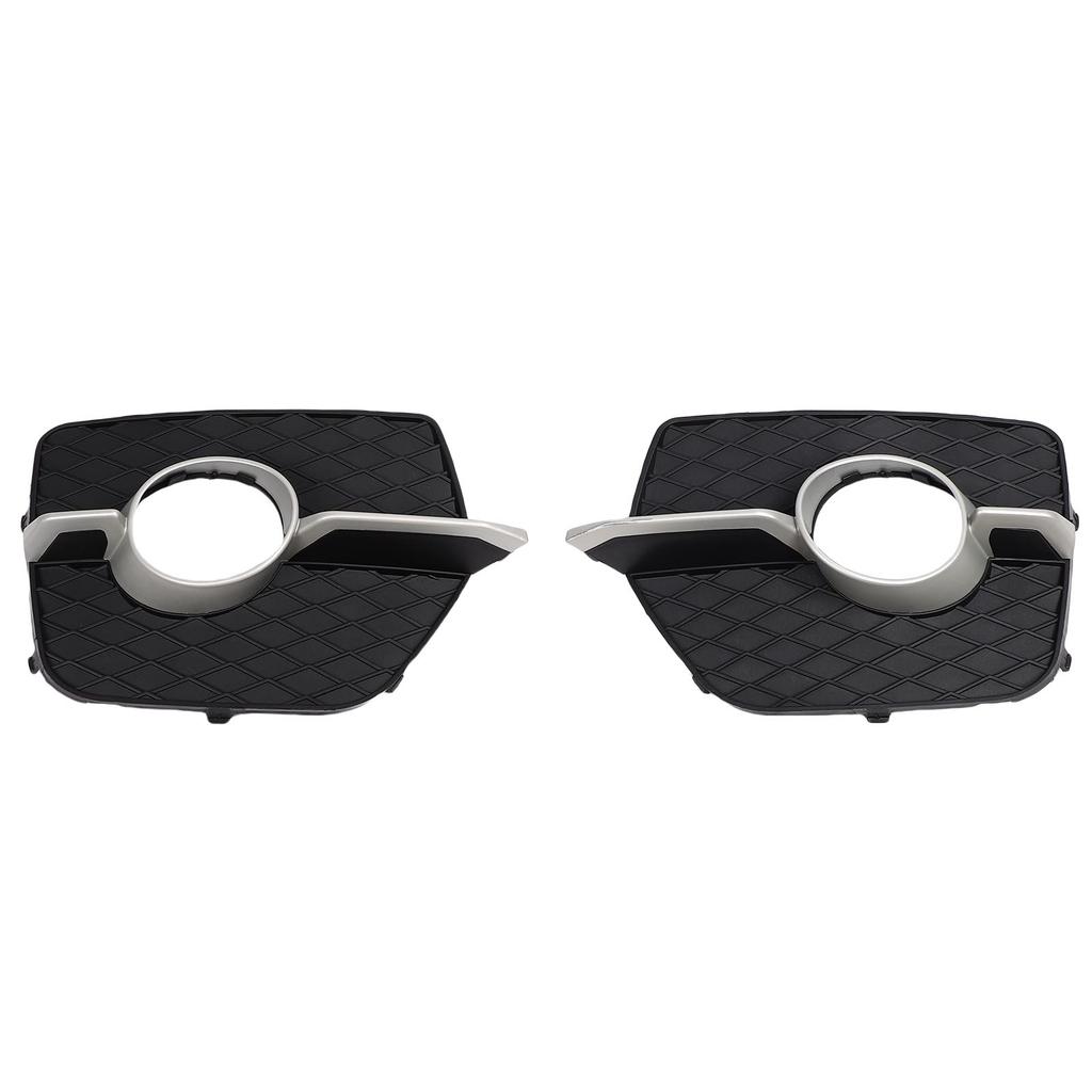 Pair of Bumper Fog Light Bezel With Decorative Trim ABS Plastic Long Lasting 51117188383 Replacement for X6 E71 E72