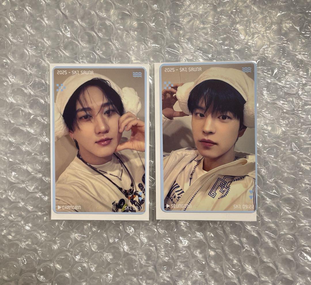 

[USED] Stray Kids Seungmin Changbin JYP POPUP Stray Kids Sauna