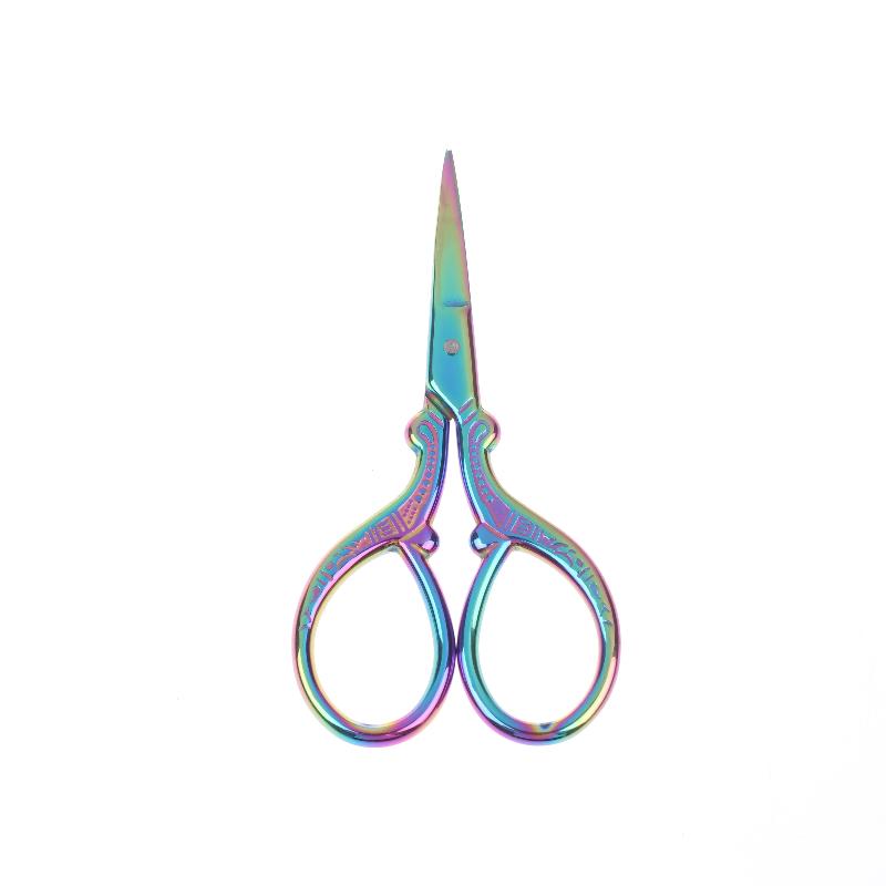 Sharp Embroidery Scissors Sewing Scissors With Leather Scissors Cover For Needlework Craft Sewing Handicraft DIY Tool