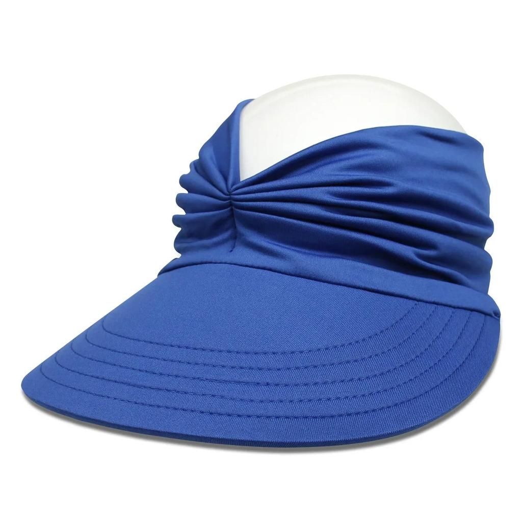 2023 Women Sun Visor Empty Top Hat Wide Brim Summer UV Protection Beach Sport Cap Easy To Carry Travel Caps Fashion Beach Summer