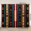 Flat Window Curtains Ethnic Tribes Arrow Versatile Polyester Without Electricity Family Party Decoration Home Use Set Of 2 Made