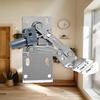 2pcs Kitchen Cabinet Tip-Out Trays Hinges Self-Closing 45 Degree Pivot Hinge For Sink Drawer Bathroom Organizers Shoe Cabinets