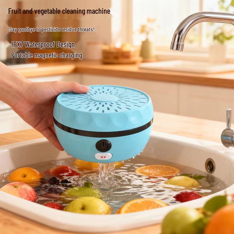 Pesticide-Removing Fruit and Vegetable Sterilizer: Compact Washing Machine