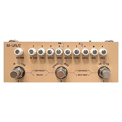 Btuty Portable Multi-function Electric Guitar Combined Effect Pedal with Wireless Music Playback, Phone Recording, and Audio Interface Functions
