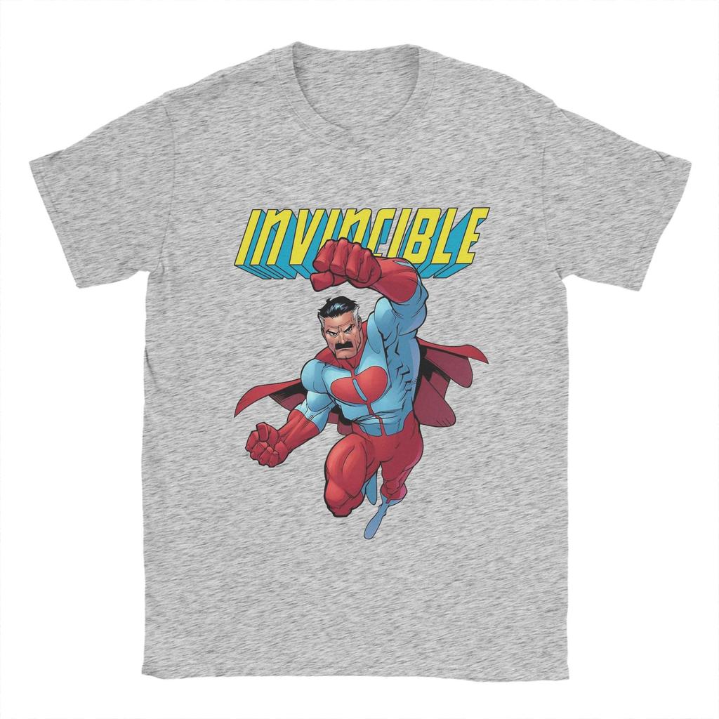 Men's invincible  Omni Man T Shirt  Pure Cotton Tops Funny Short Sleeve Round Neck Tee Shirt Gift Idea T-Shirt