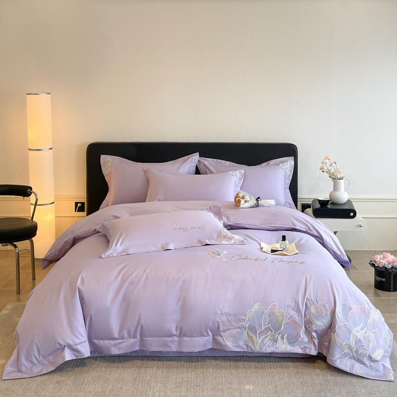 Yuzhi 2026 Skin-Friendly Luxury 4-Piece Bedding Set
