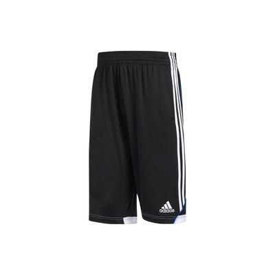 Shorts de Basquete Respiráveis com Listras Laterais Esportivas Masculinos Pretos BQ9871